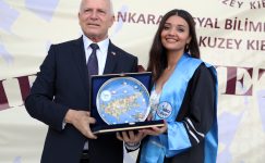 Töre, Ankara Sosyal Bilimler Üniversitesi Kuzey Kıbrıs Kampüsü’nde gerçekleşen mezuniyet törenine katıldı