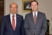 Cumhurbaşkanı Tatar, BM Genel Sekreterinin Kıbrıs Özel Temsilcisi Stewart’ı kabul etti