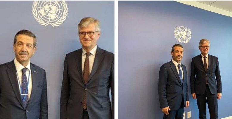 Dışişleri Bakanı Ertuğruloğlu, New York’ta Lacroix ile görüştü