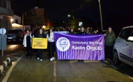 CTP Kadın Örgütü Kadına Yönelik Şiddetle Mücadele Günü dolayısıyla Cumhurbaşkanlığı önünde eylem yaptı
