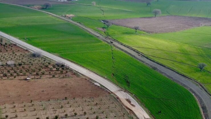 Kahramanmaraş’taki fay kırığı havadan görüntülendi