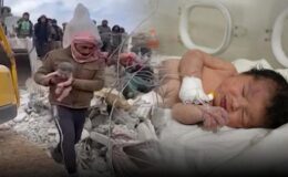 Suriye’de enkazdan çıkarılan yenidoğan hayata tutundu