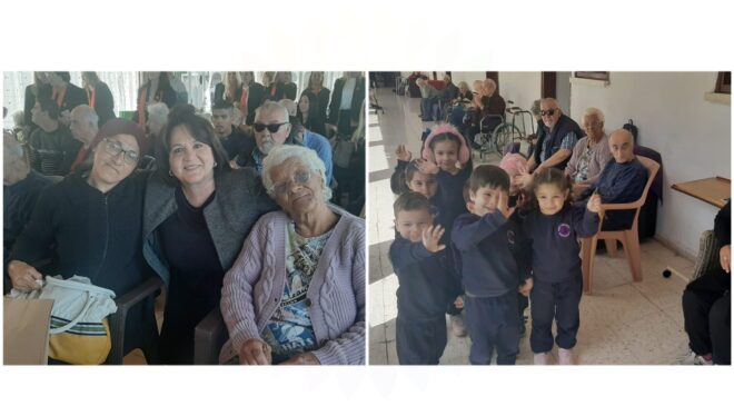 Zerrin Üstel ve UBP Kadın Kolları,Haftası nedeniyle  Lapta Huzurevi’ni  ziyaret etti