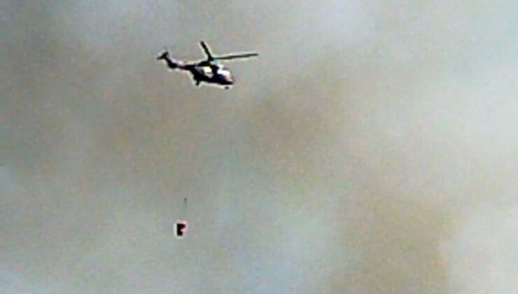 TC MSB’den KKTC’deki yangına helikopter desteği…