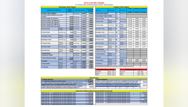 Elektrik ücretlerinde 1 Temmuz’dan itibaren yeni düzenleme