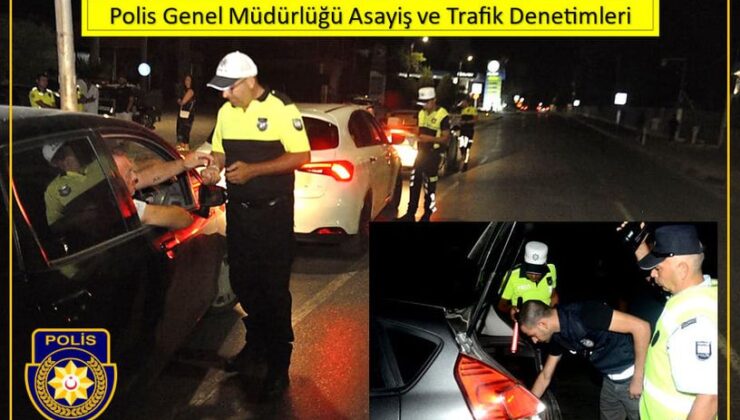 Asayiş ve trafik denetimleri:Lefkoşa, Gazimağusa, Girne, Güzelyurt ve İskele’de eş zamanlı denetim yapıldı