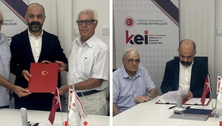 TC Lefkoşa Büyükelçiliği Kalkınma ve Ekonomik İşbirliği Ofisi, Kıbrıs TMT Mücahitler Derneği ile protokol imzaladı