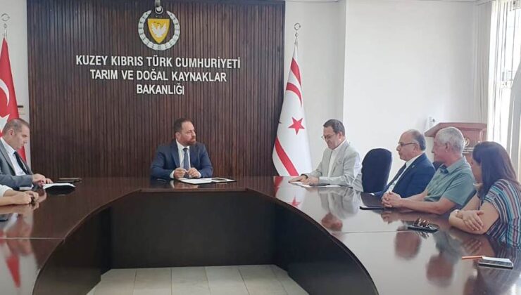 Tarım ve Doğal Kaynaklar Bakanı Çavuş, Kıbrıs Türk Ticaret Odası heyetini kabul etti