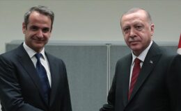 Türkiye Cumhurbaşkanı Erdoğan, Yunanistan Başbakanı Miçotakis’i kabul etti