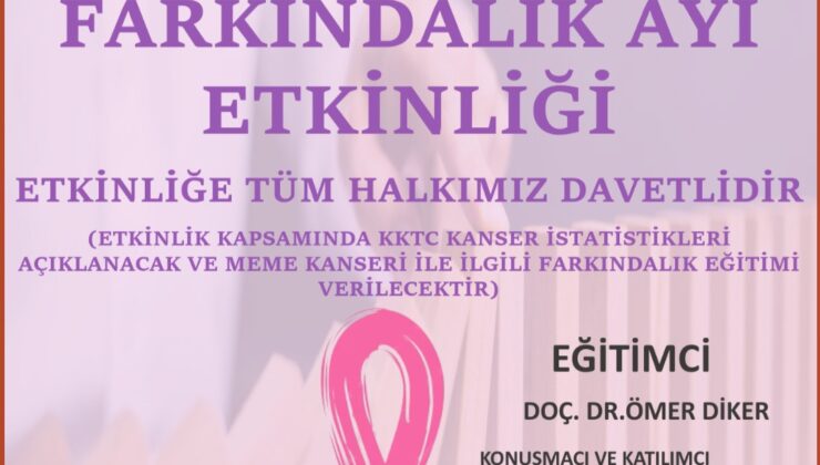 Sağlık Bakanlığı, 1- 31 Ekim Meme Kanseri Farkındalık Ayı nedeniyle etkinlik düzenliyor