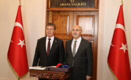 Başbakanı Üstel, Adana Valisi Köşger’i ziyaret etti