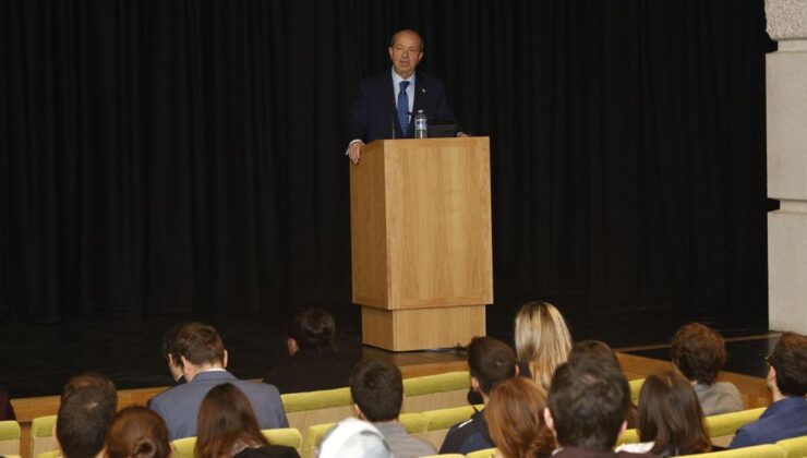 Cumhurbaşkanı Tatar, Oxford Üniversitesi’nde konferans verdi