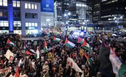 New York’ta binlerce kişi, İsrail’in Gazze’ye saldırılarını protesto etti