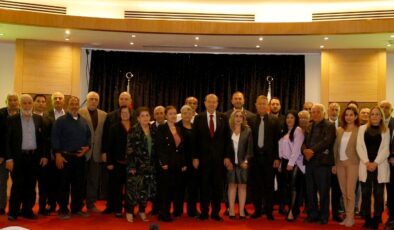 Cumhurbaşkanı Tatar, Lefkoşa İlçesi muhtarları ile bir araya geldi