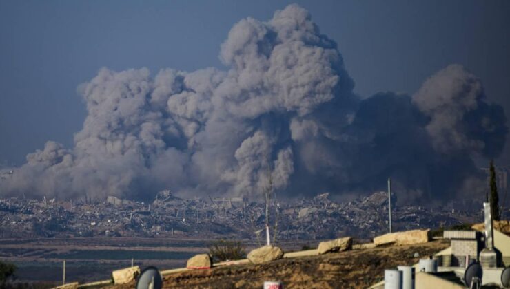 İsrail ordusu, son 24 saatte Gazze’de 250 yere hava saldırısı düzenledi