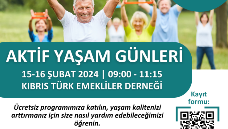 60 Yaş Üstü Gündüz Aktivite Merkezi’nin ilk etkinliği 15 ve 16 Şubat’ta yapılacak