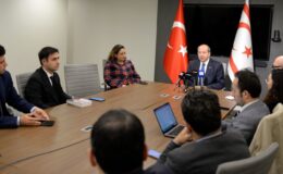 Cumhurbaşkanı Tatar, Washington’da Türk basın mensuplarıyla bir araya geldi