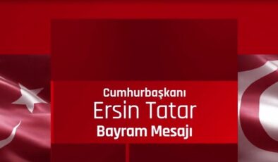 Cumhurbaşkanı Tatar, Ramazan Bayramı dolayısıyla mesaj yayımladı: “Bayramın,sağlıki barış, huzur ve güven içerisinde geçmesini temenni ediyorum”