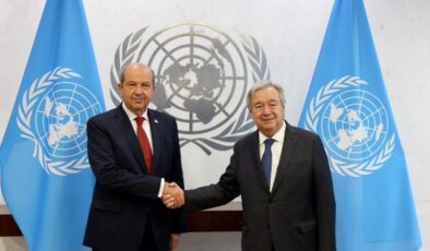 Cumhurbaşkanı Tatar, bugün saat 19.00’da BM Genel Sekreteri Guterres ile görüşecek