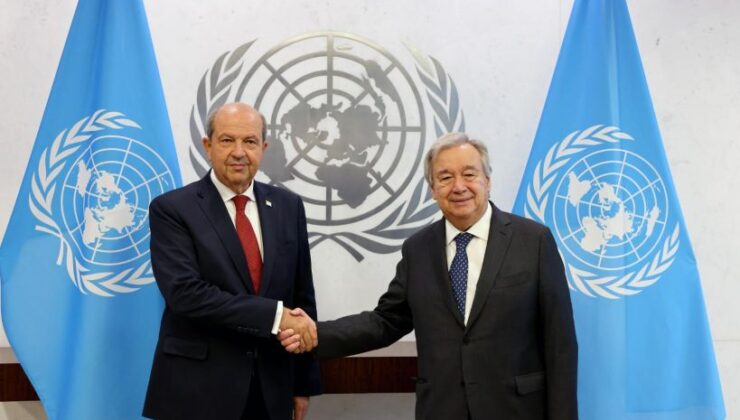 Cumhurbaşkanı Tatar, bugün saat 19.00’da BM Genel Sekreteri Guterres ile görüşecek