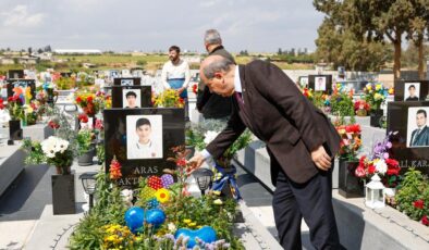 Cumhurbaşkanı Tatar, Şampiyon Melekler Şehitliği’ni ziyaret etti