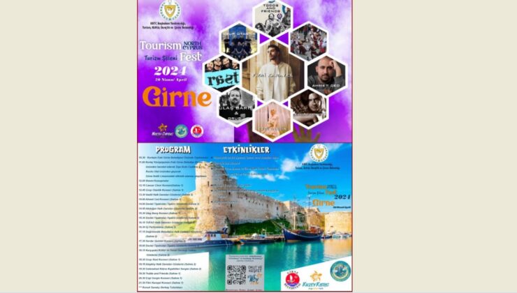 Turizmin incisi Girne, turizm şölenine ev sahipliği yapıyor…