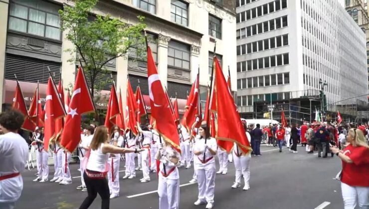 41’inci Geleneksel New York Türk Günü Yürüyüşü yapıldı