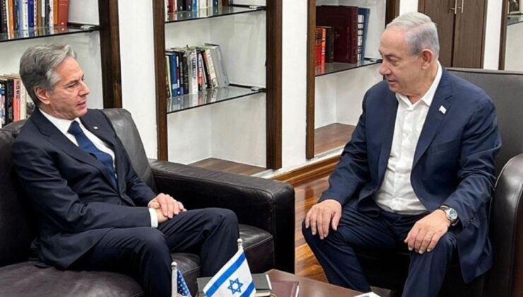 Netanyahu, Blinken ile bir araya geldi