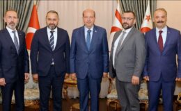Cumhurbaşkanı Tatar, MÜSİAD Berlin Yönetim Kurulu Başkanı ve üyelerini kabul etti