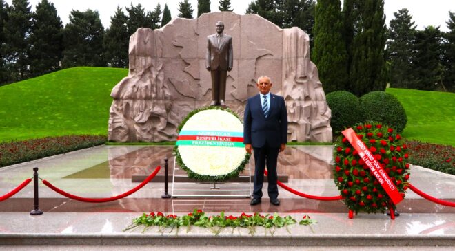 Çavuşoğlu, Azerbaycan’da temaslarda bulunuyor