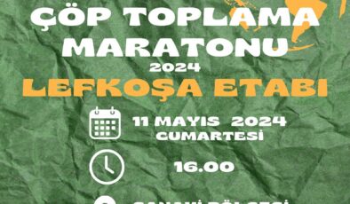 “Sıfır Atık Çöp Toplama Maratonu”, bugün 16.00’da Lefkoşa Sanayi Bölgesi’nde