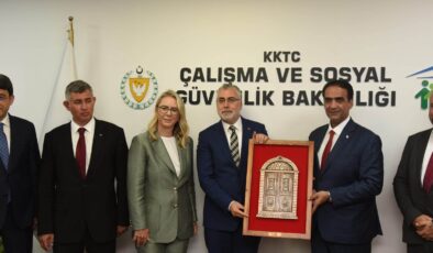 TC Çalışma ve Sosyal Güvenlik Bakanı Işıkhan, Bakan Gardiyanoğlu’nu ziyaret etti