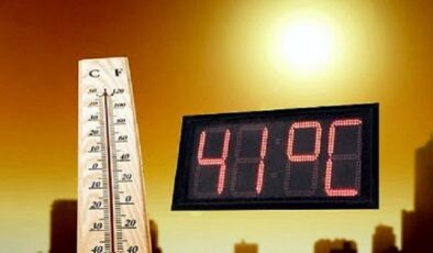 Meteoroloji Dairesi sıcak hava dalgası uyarısında bulundu. Sıcaklık 41 dereceye çıkacak