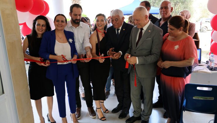 Töre, Güzelyurt’ta köy kadın kursları sergisinin açılışına katıldı