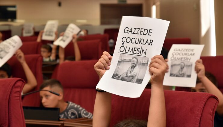 Çocuklar, Meclis kürsüsünden “Gazze’deki çocuklar ölmesin” çağrısı yaptı