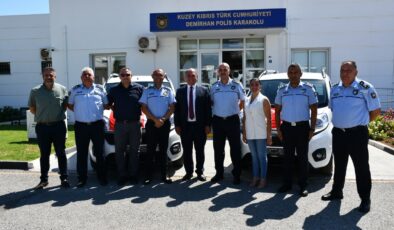 Değirmenlik Akıncılar Belediyesi’nden Demirhan Polis Karaokulu’na 2 araç