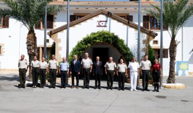 Cumhurbaşkanı Tatar, Güvenlik Kuvvetleri Komutanı Tümgeneral  Aytaç ve beraberindeki heyeti kabul etti