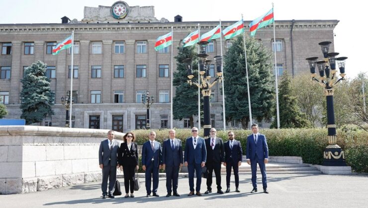 Cumhurbaşkanı Tatar, Hankendi şehrini ziyaret etti