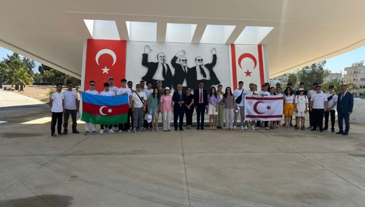 Azerbaycan Zafer Şehit Aileleri Derneği heyeti KKTC’de