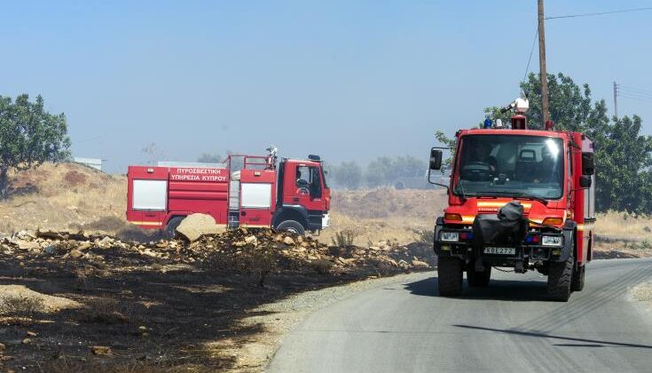 Larnaka’daki yangın kontrol altına alındı.Baf’ta yeni yangın çıktı