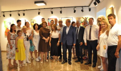 3. Uluslararası Güzelyurt Sanat Buluşması Sergisi açıldı