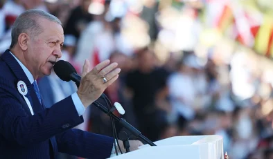 TC Cumhurbaşkanı Erdoğan: Kıbrıs Türk’ü kardeşlerimizin hukukunun çiğnenmesine izin vermeyeceğiz