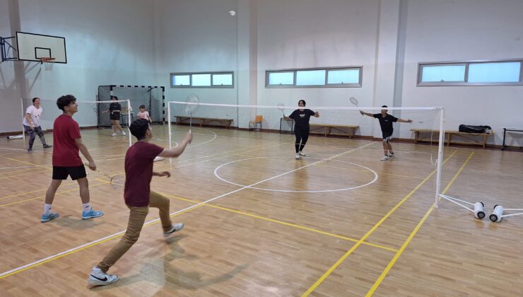 4. Tarsan Air Badminton Şenliği Organizasyonu, TBF Başkanı Ercan Yıldız da yerinde izliyor