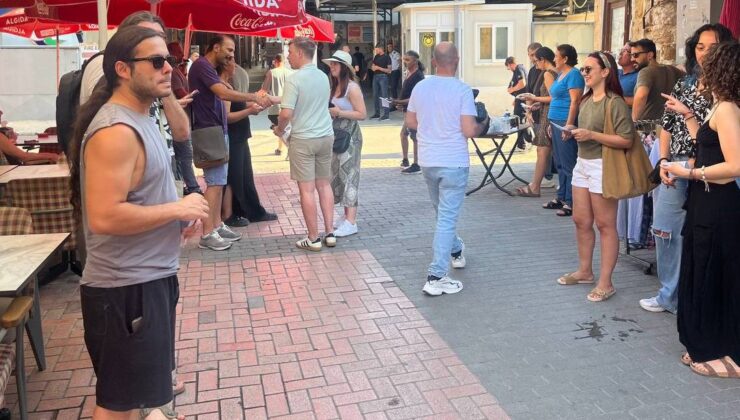 Bağımsızlık Yolu Lokmacı Sınır Kapısı önünde eylem düzenledi