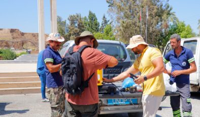 Kültür Mirası ve Suriçi Birimi, tarihi yapılarda ot temizliği konusunda eğitim verdi