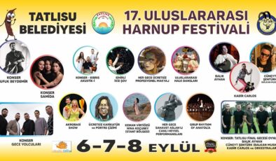 Tatlısu Harnup Festivali Cuma günü başlıyor