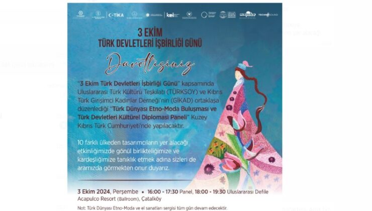 7. TÜRKSOY Etno-Moda Buluşması yarın gerçekleşiyor