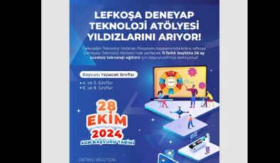 Deneyap Teknoloji Atölyeleri için başvurular başladı