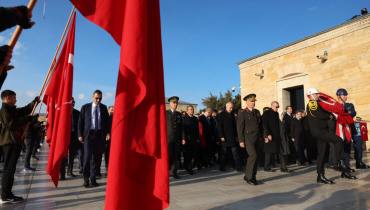 Büyük Önder Atatürk için Anıtkabir’de devlet töreni düzenlendi