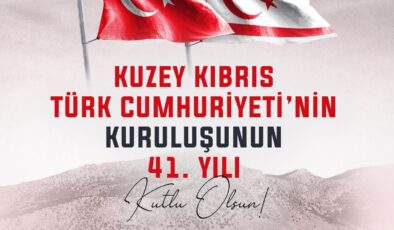 TC Dışişleri Bakanlığı, KKTC’nin kuruluşunun 41. yılını kutladı